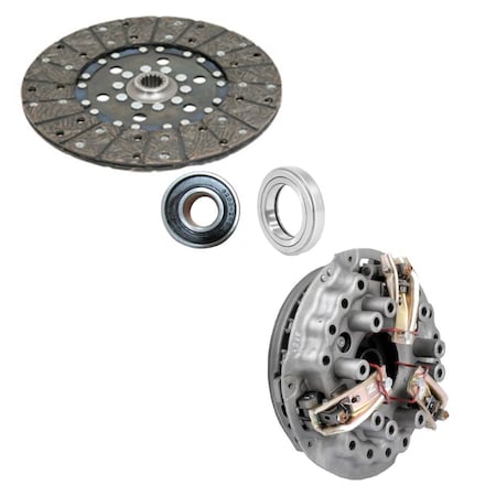 Aic Replacement Parts Clutch Kit Fits Ford New Holland Tractor - D8NN7502AA D8NN7502BA E8NN7550BA ESL10716-DISCBEARINGS